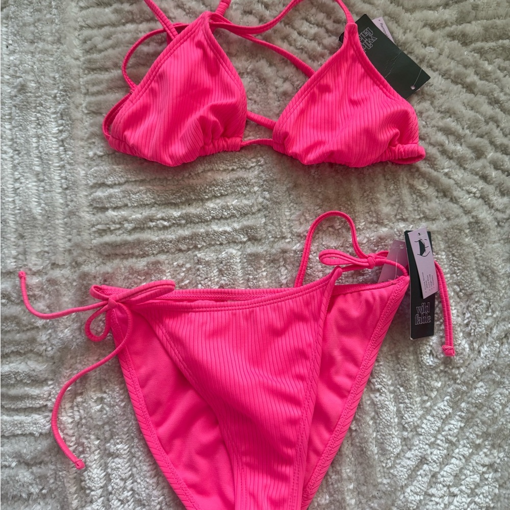 Wild Fable Neon Pink Bikini
